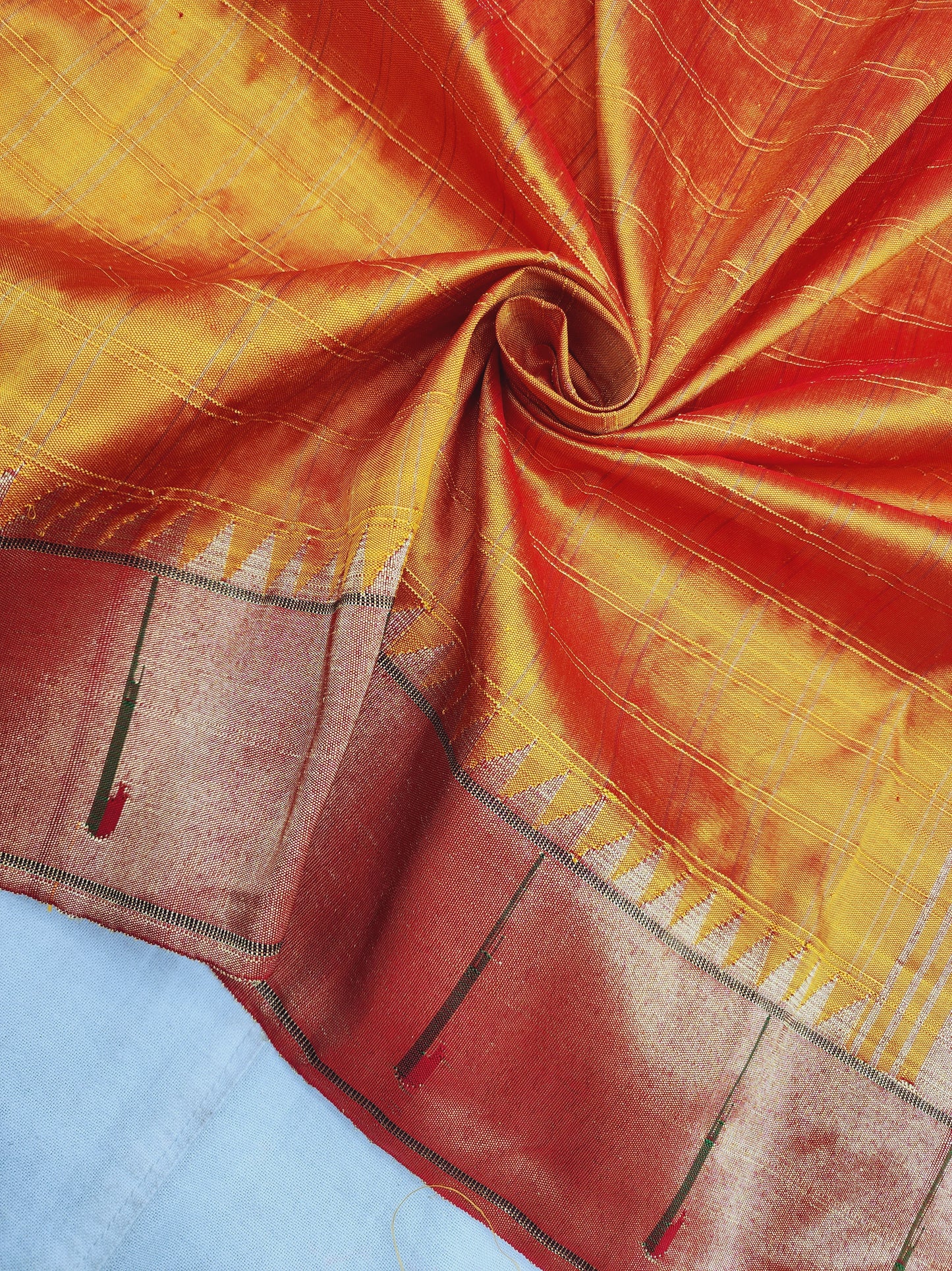Single Muniya Brocade Paithani
