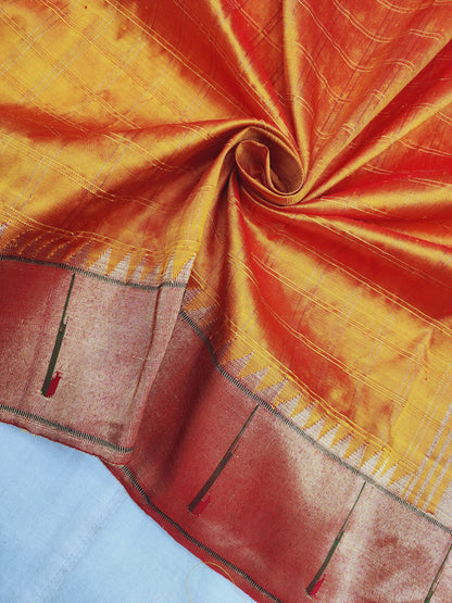 Single Muniya Brocade Paithani