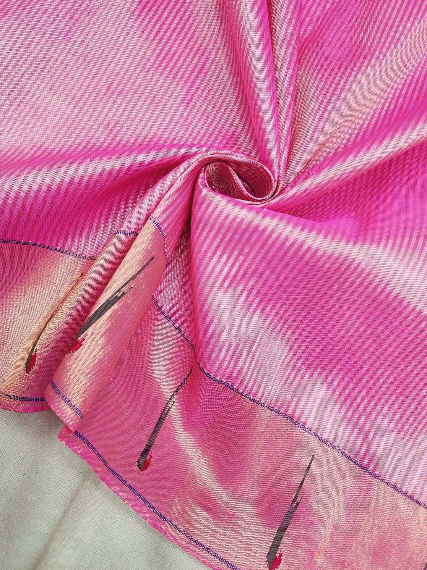 Single Muniya Brocade Paithani