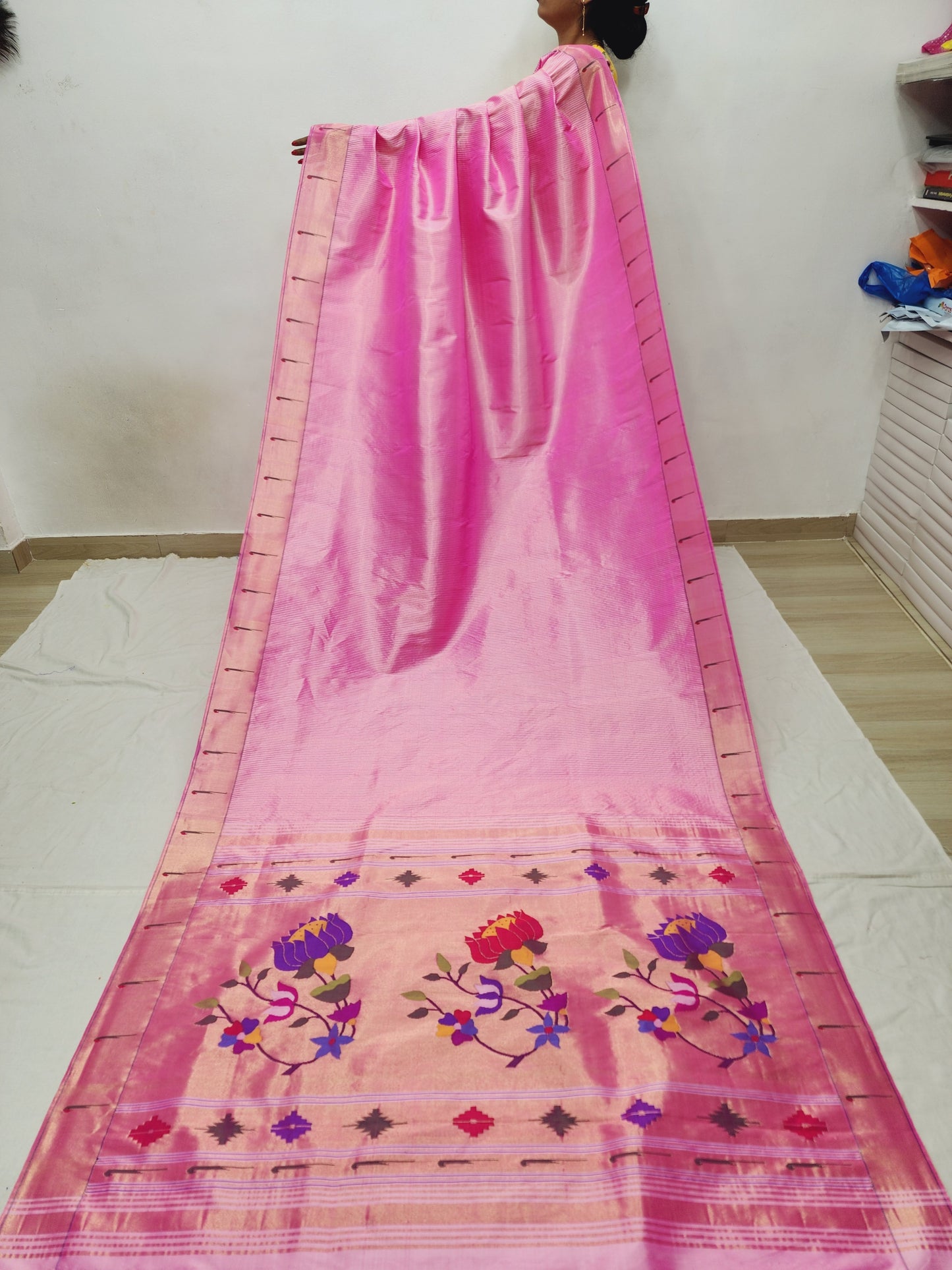 Single Muniya Brocade Paithani
