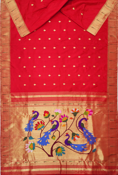 Single Muniya Brocade Paithani