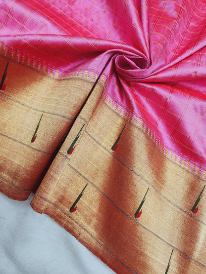 Triple Muniya Brocade Paithani