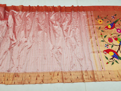 Triple Muniya Brocade Paithani