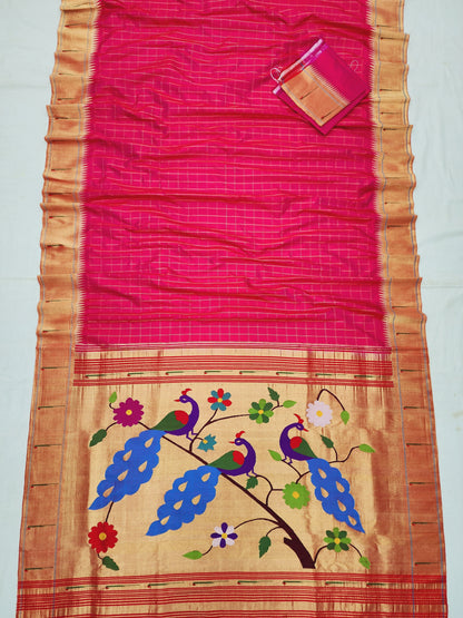 Single Muniya Brocade Paithani