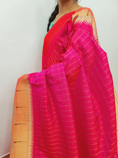 Single Muniya Brocade Paithani