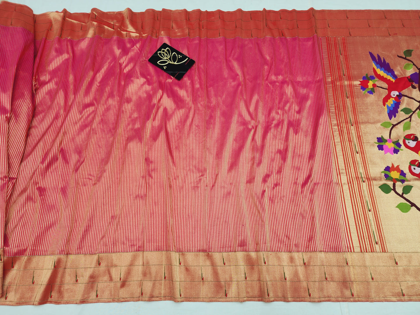 Triple Muniya Brocade Paithani
