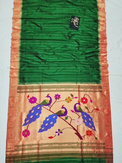 Single Muniya Brocade Paithani