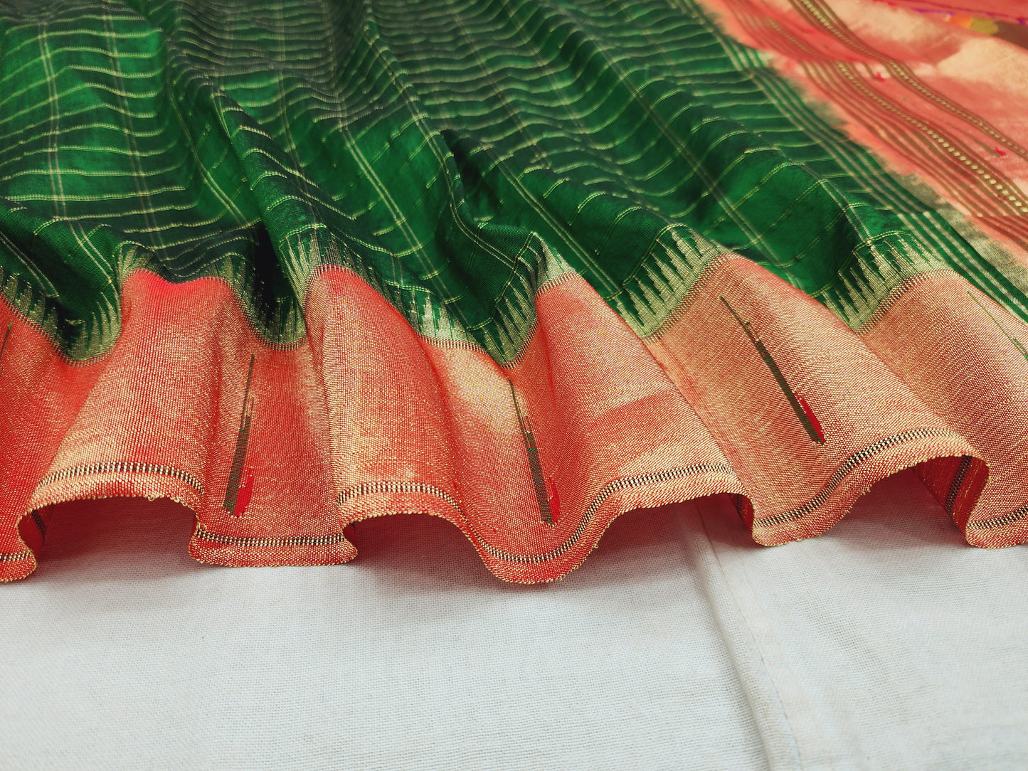 Single Muniya Brocade Paithani