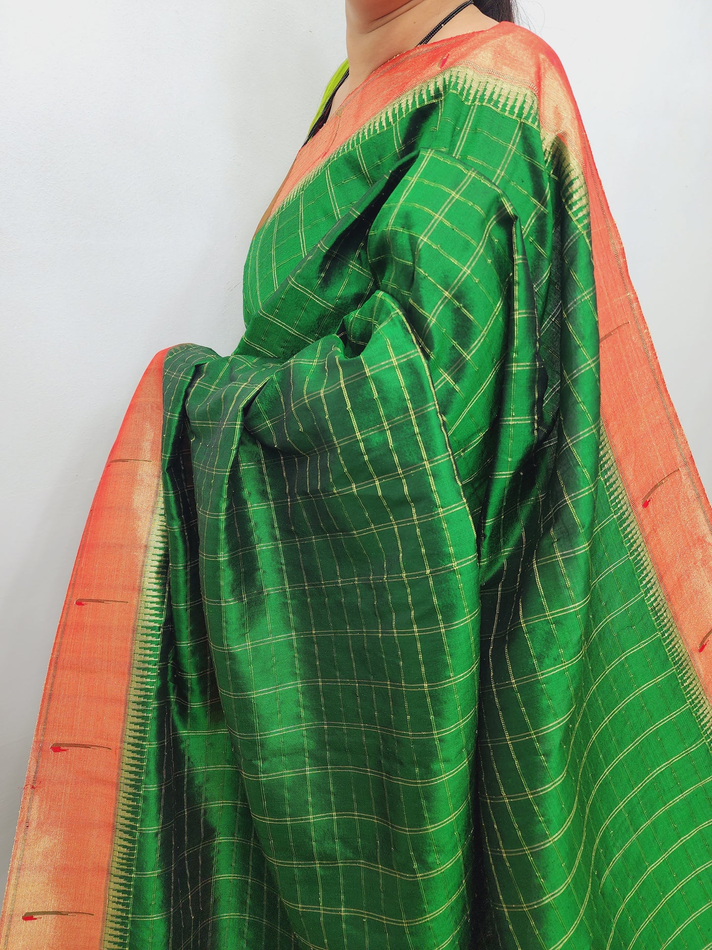 Single Muniya Brocade Paithani