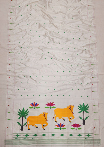 Single Muniya Brocade Paithani