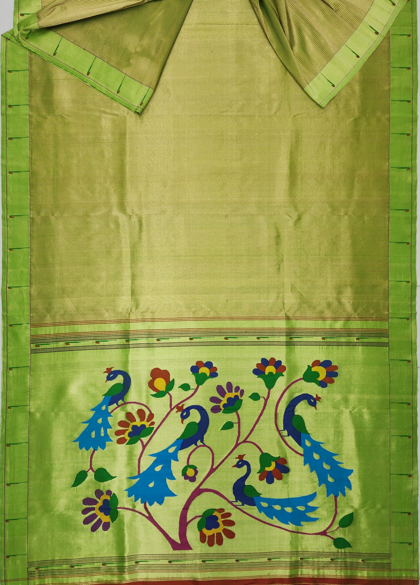 Single Muniya Brocade Paithani