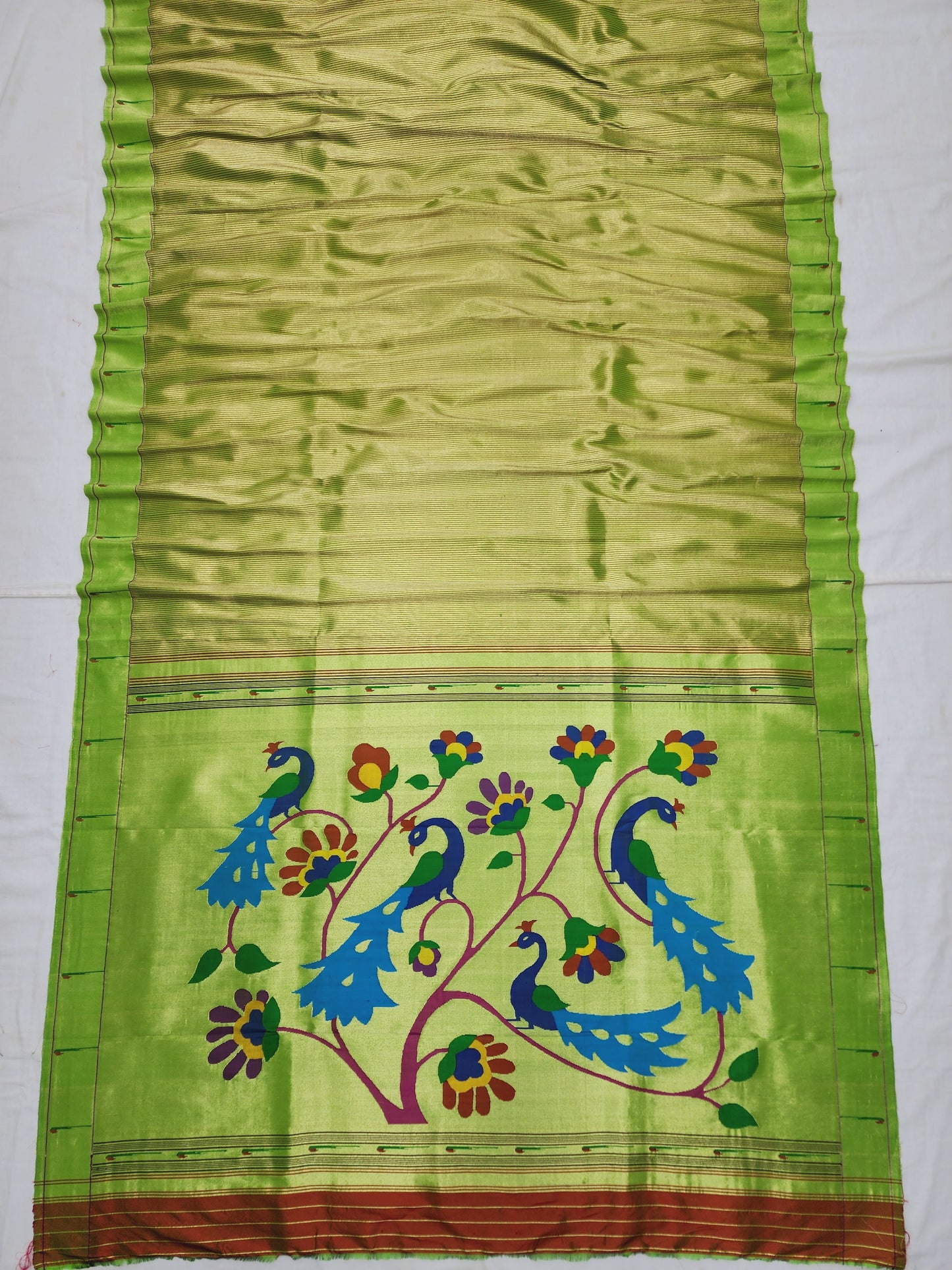 Single Muniya Brocade Paithani