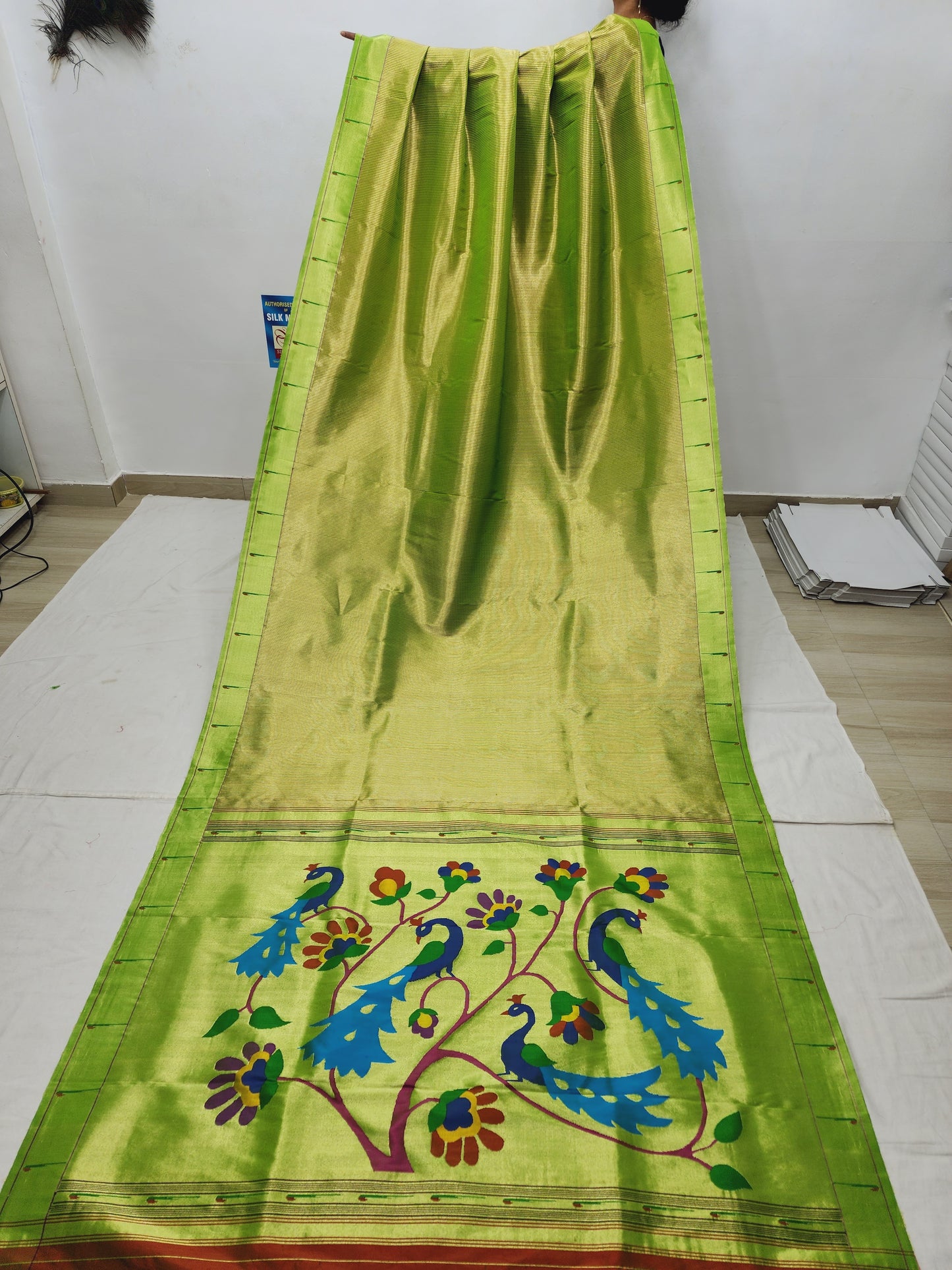 Single Muniya Brocade Paithani