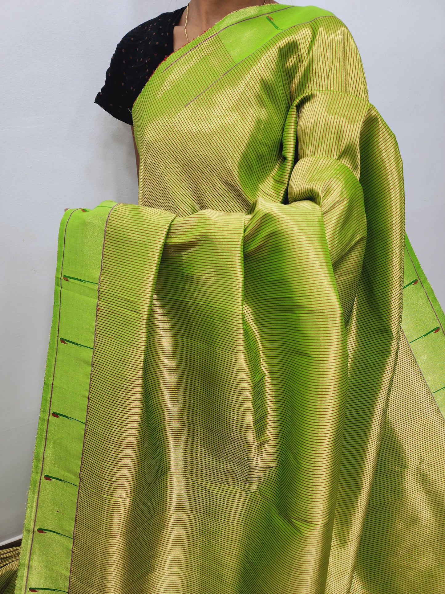 Single Muniya Brocade Paithani