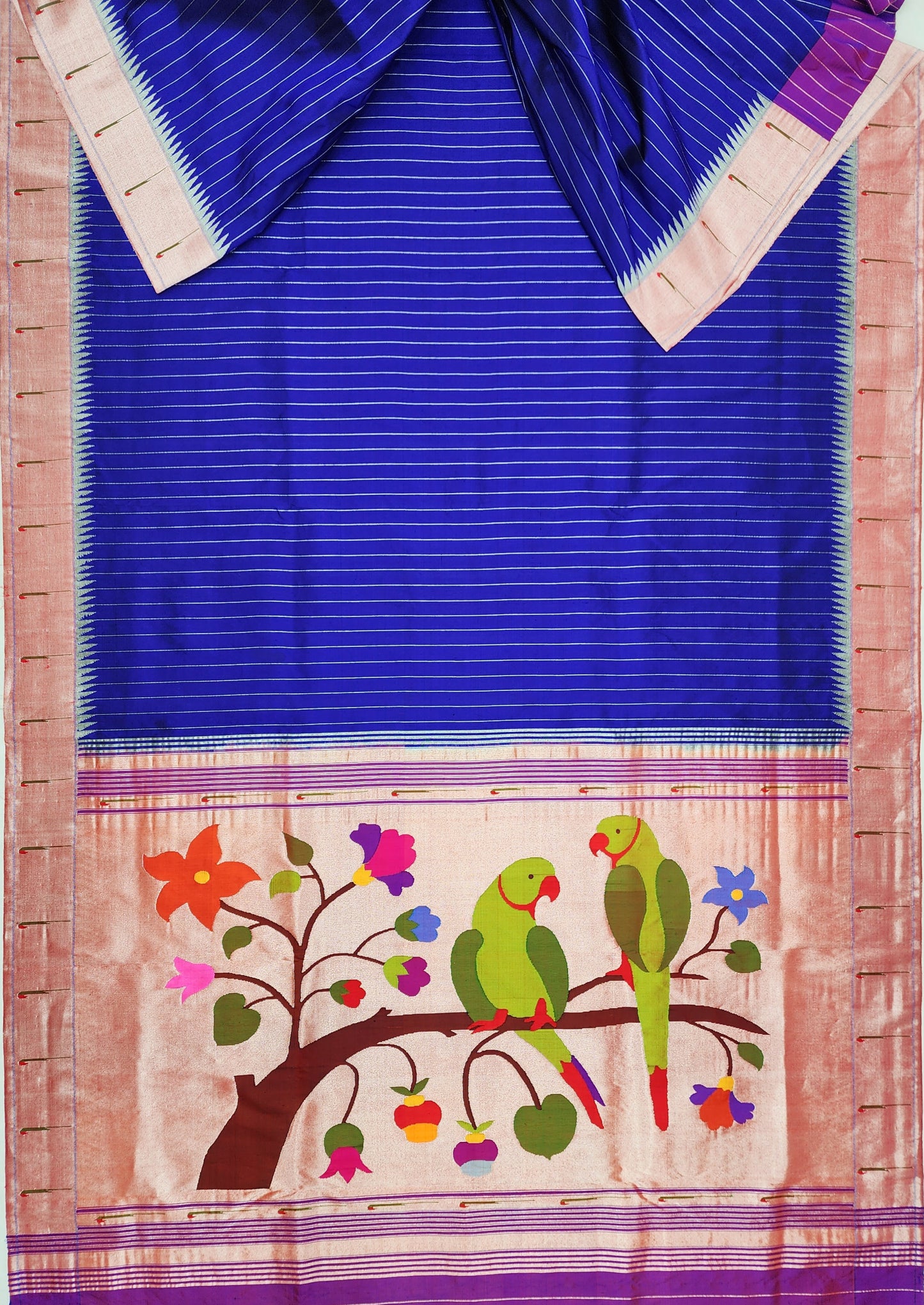 Single Muniya Brocade Paithani