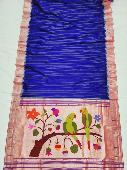Single Muniya Brocade Paithani
