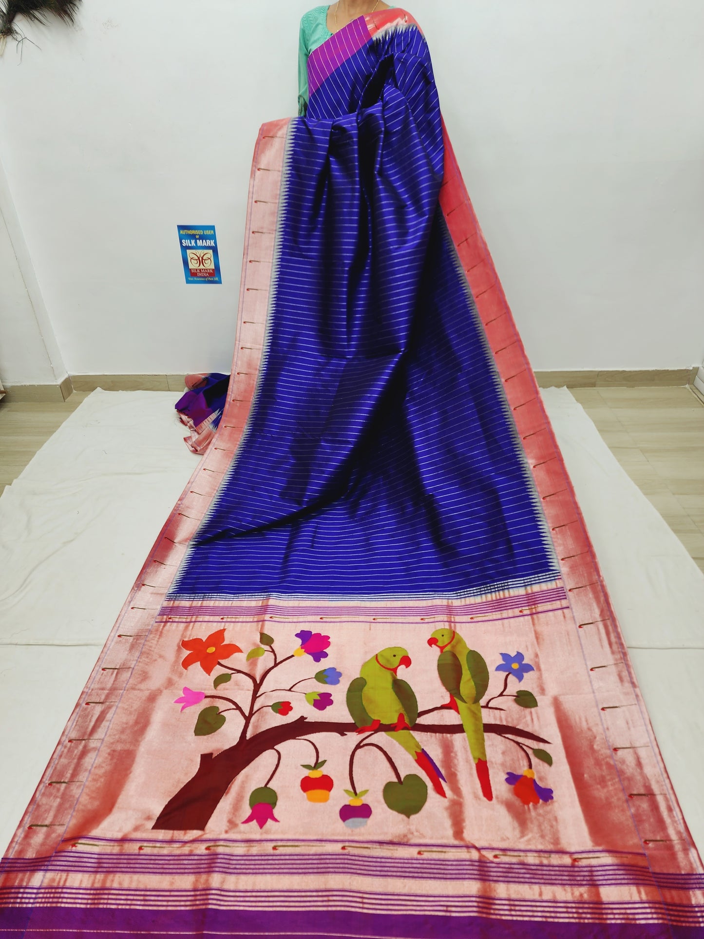 Single Muniya Brocade Paithani
