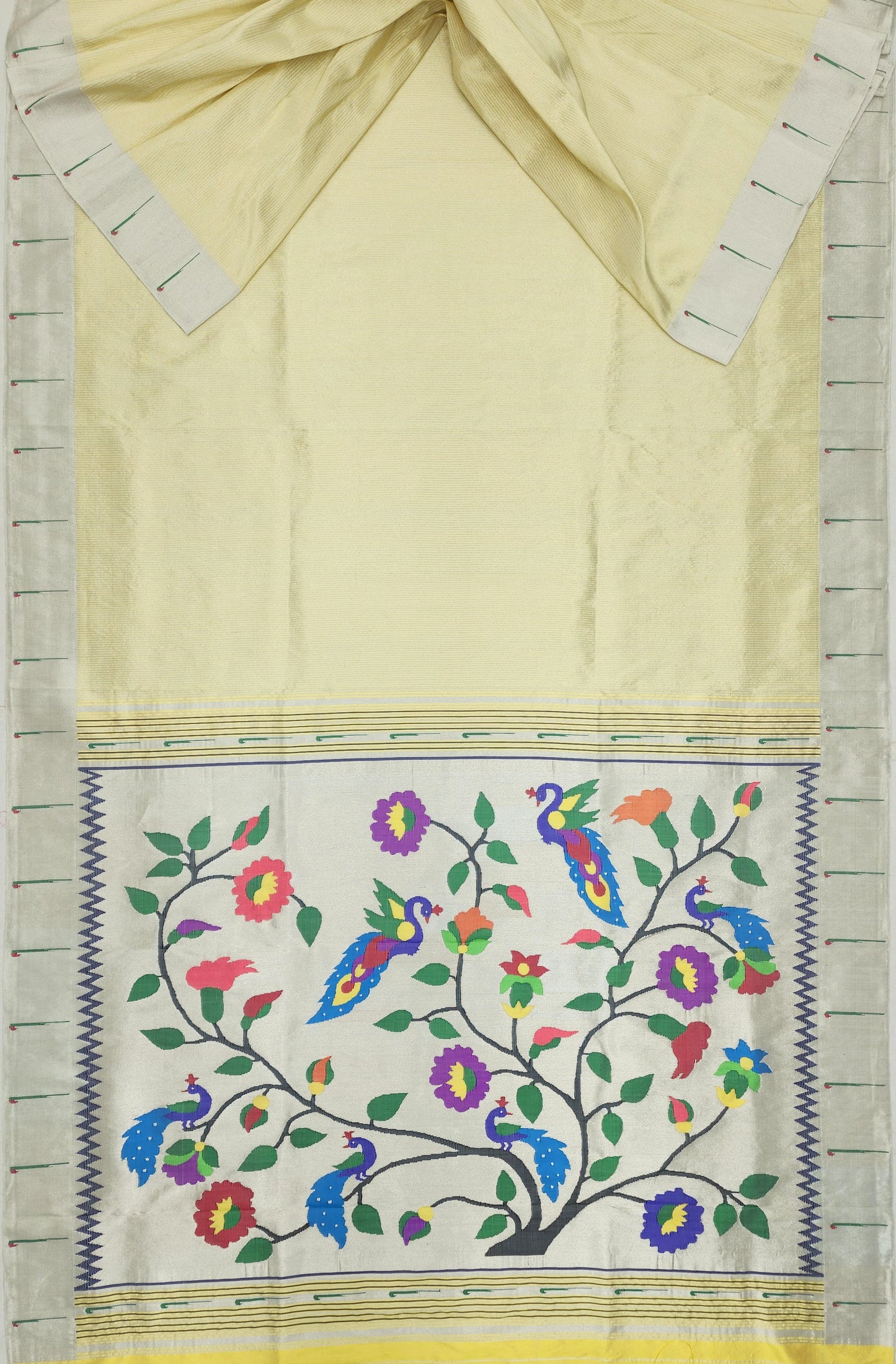 Single Muniya Brocade Paithani