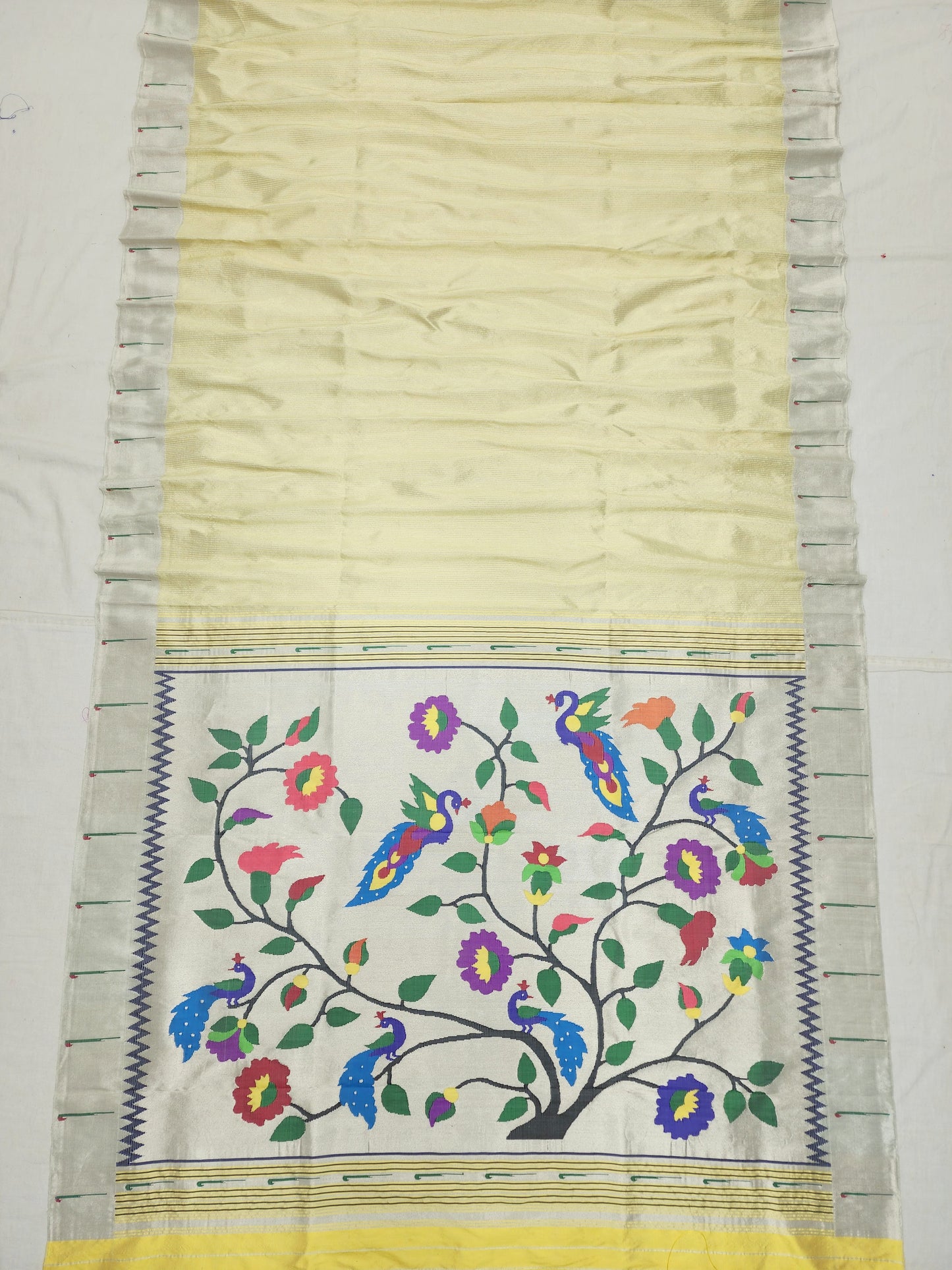 Single Muniya Brocade Paithani