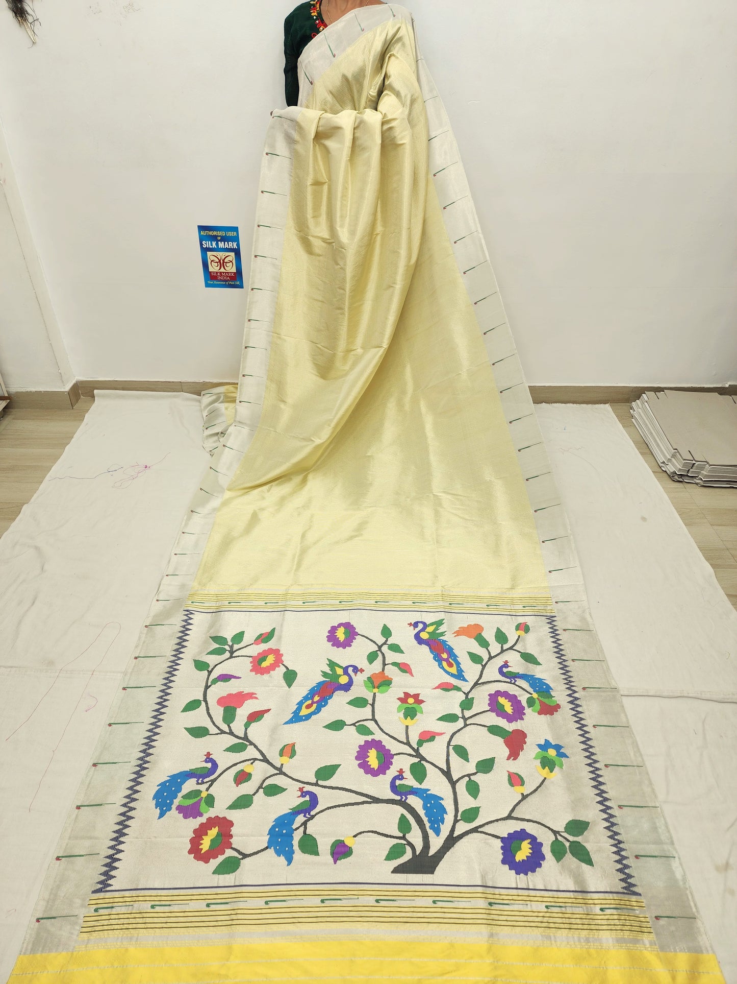 Single Muniya Brocade Paithani