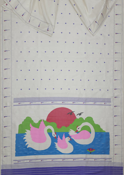 Single Muniya Brocade Paithani