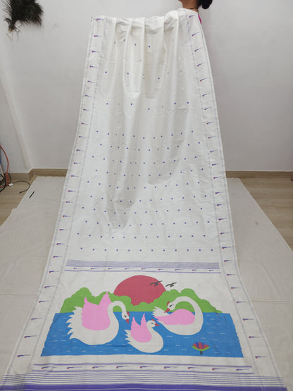 Single Muniya Brocade Paithani
