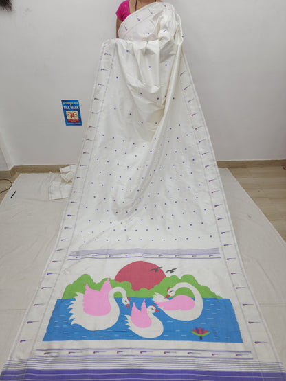 Single Muniya Brocade Paithani