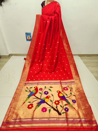 Single Muniya Brocade Paithani