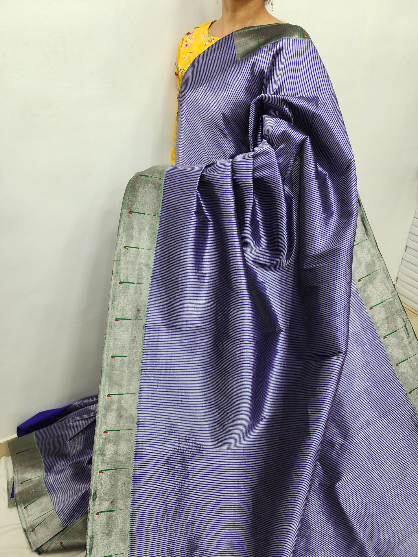 Single Muniya Brocade Paithani