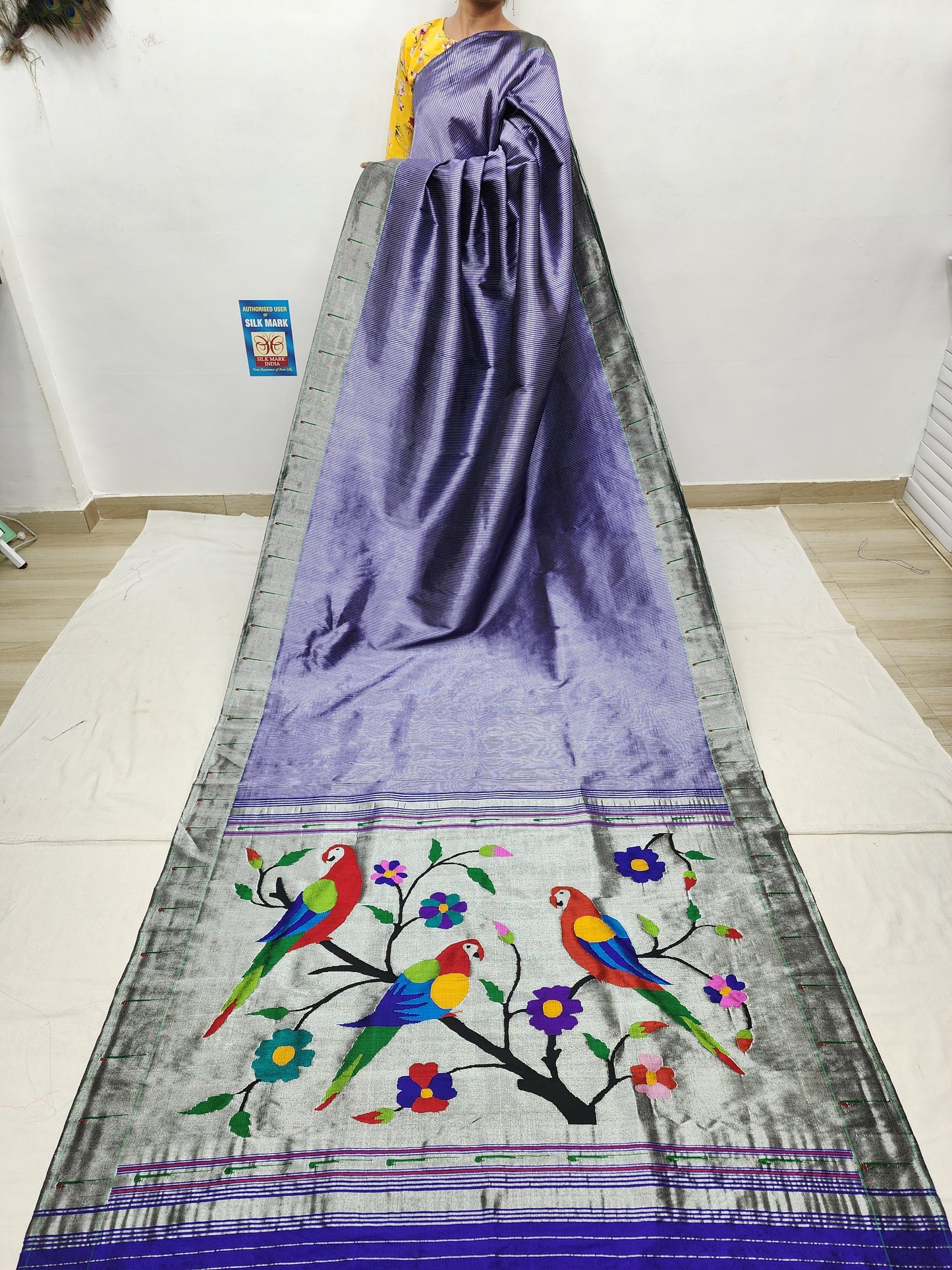 Single Muniya Brocade Paithani