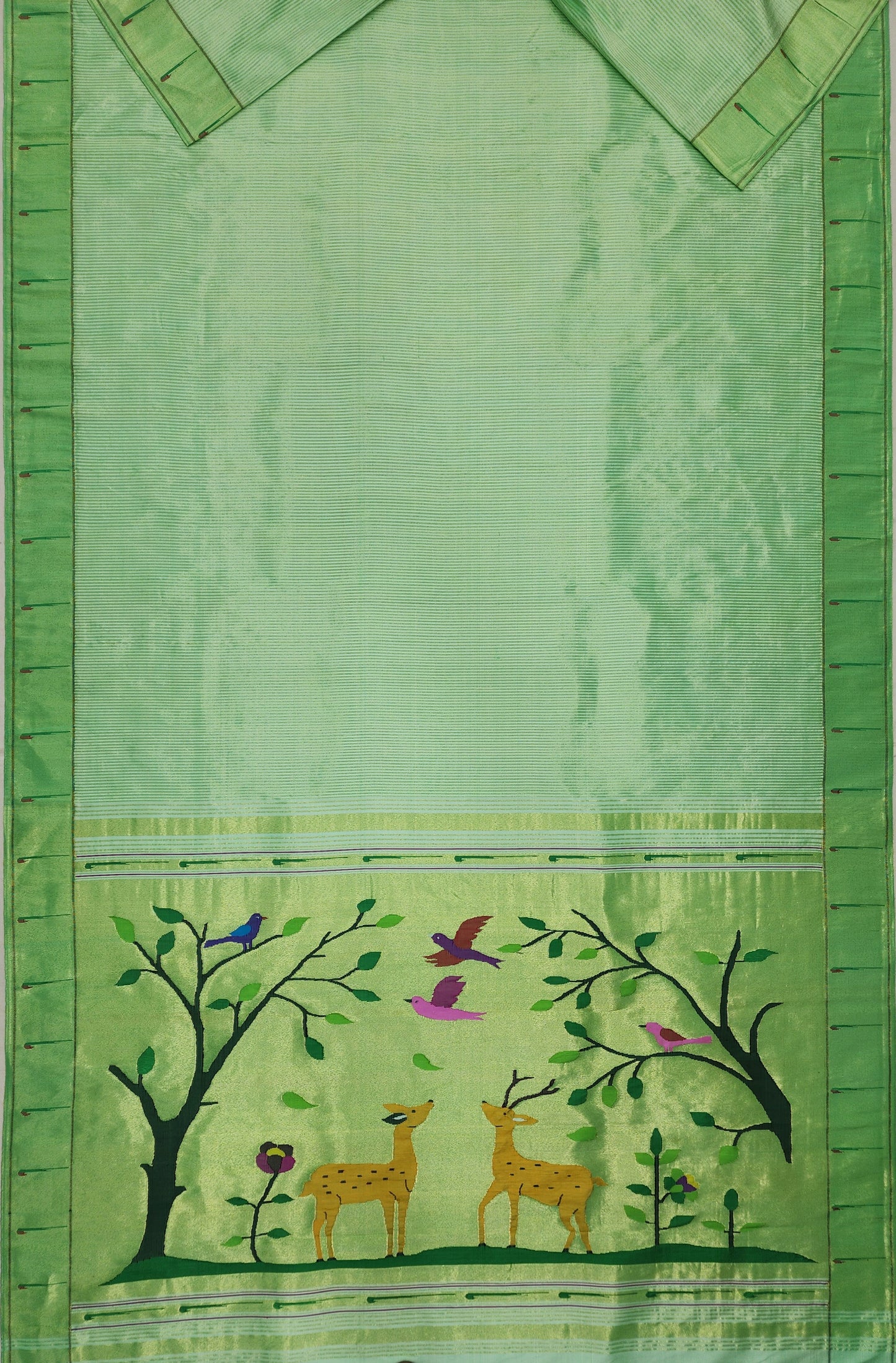 Single Muniya Brocade Paithani