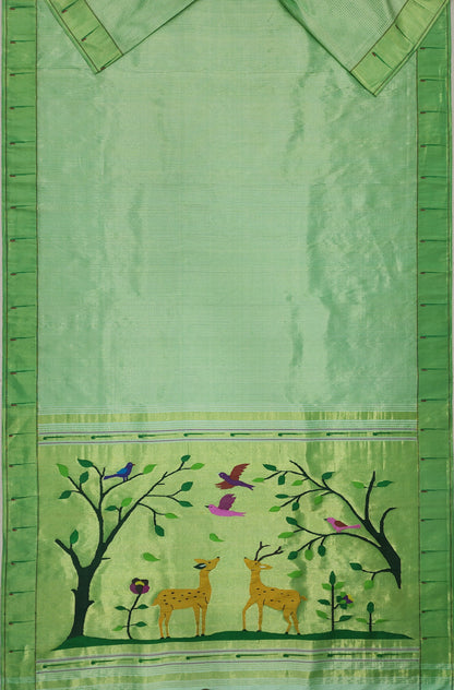 Single Muniya Brocade Paithani