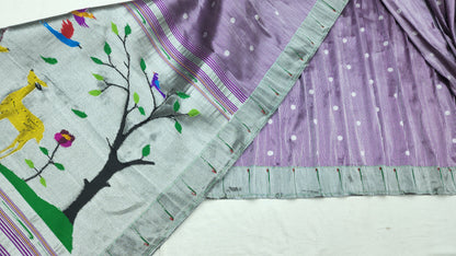 Single Muniya Brocade Paithani
