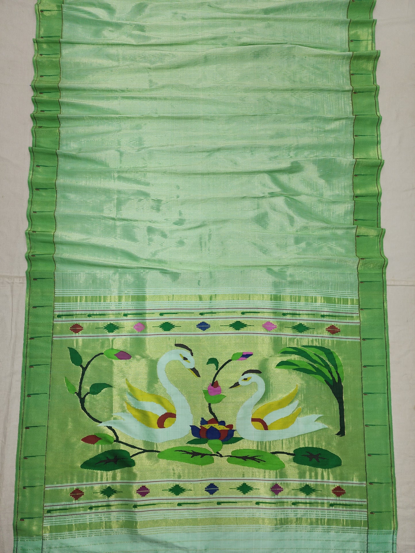 Single Muniya Brocade Paithani