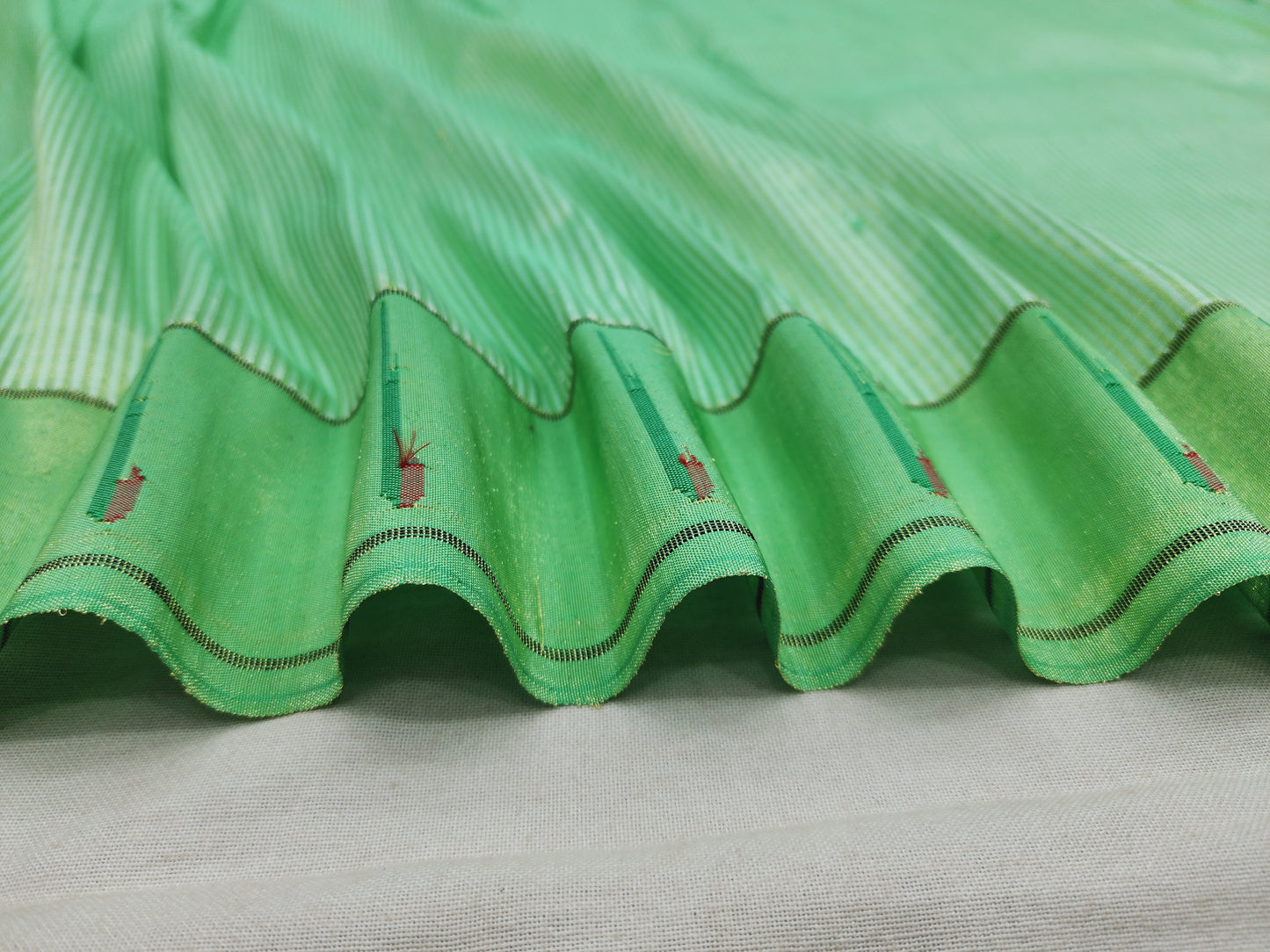 Single Muniya Brocade Paithani